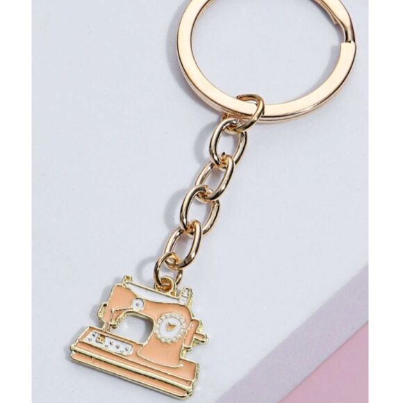 Sewing Machine Charm Keychain - Picture 7 of 7